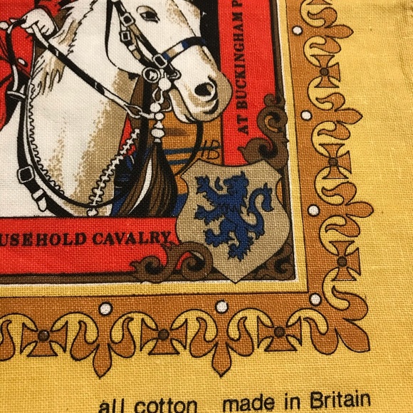 💕VINTAGE LINEN LONDON TEA TOWEL - Picture 2 of 6